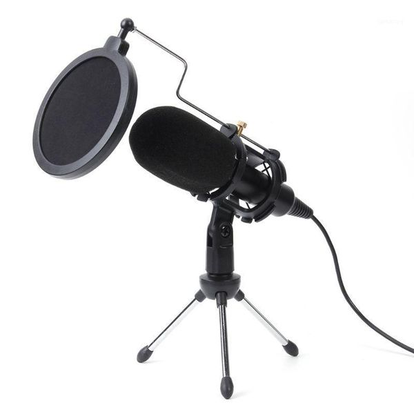 

usb microphone series wired condenser microphone with stand clip for pc support high output low self-noise1