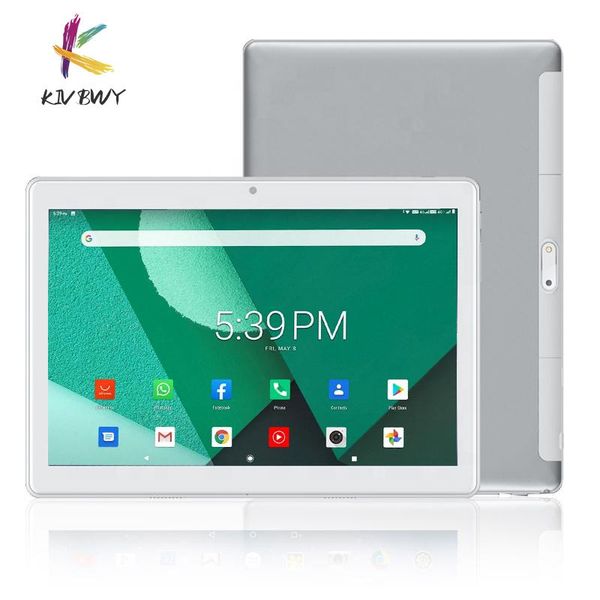

kivbwy ready stock 10.1 inch tablet pc 2+32gb wi-fi 4g phone call network tablet bluetooth phablet octa core android 8.0 tablets