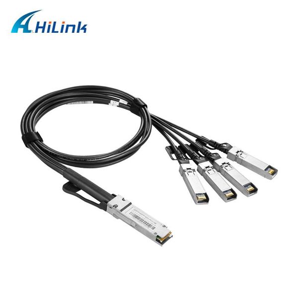 

40g qsfp to 4 sfp+ 1m passive direct attach copper dac cable qsfp-4sfp10g-pcu1m