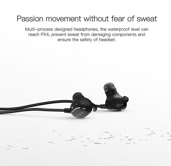 

qcy qy19 ipx4-rated sweatproof headphones bluetooth 4.1 wireless sports earphones running aptx earbuds ster jllzfl infant2005