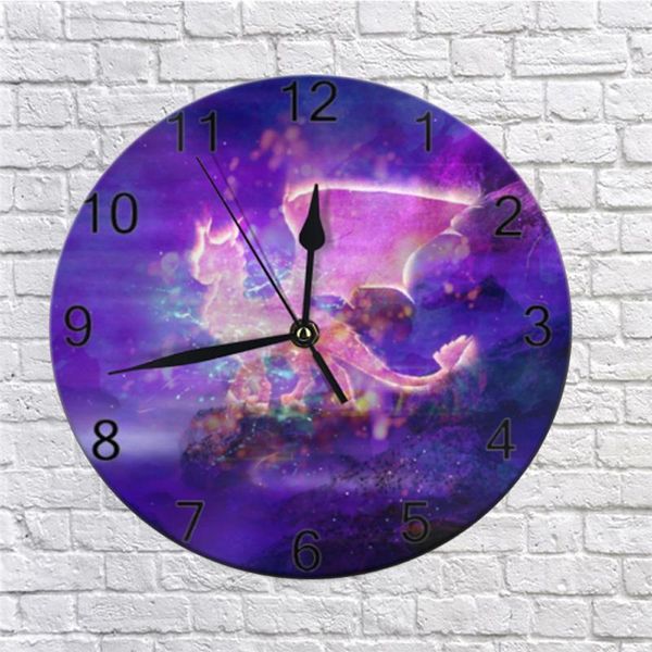 

wall clocks 25cm creativity animal decor numeral digital dial mute no ticking sound battery operated living home1