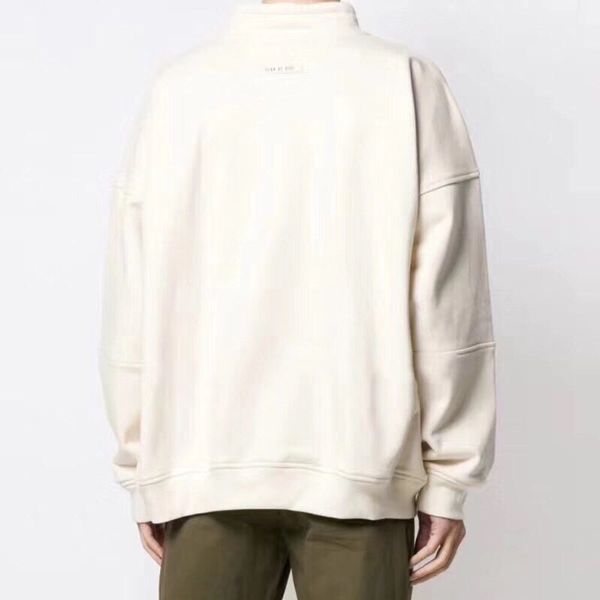 

2020 autumn and winter new high-quality rich stand-up collar sweater men's loose casual couple trend pullover asain size s-xl, Black