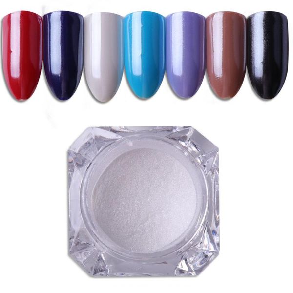 

nail glitter 1g/2g born queen grade diamond white powder shining pearl chrome dust diy manicure art decoration, Silver;gold