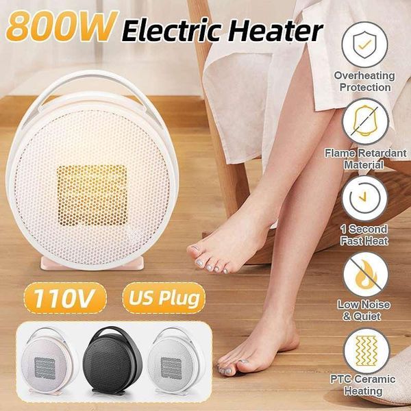 

smart electric heaters 110v 800w mini portable heater deskheating warm air fan home office bathroom radiator warmer fan1