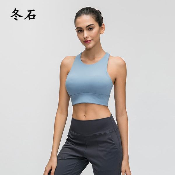 

high impact racerback fitness sports bra full coverage brassiere sport femme yoga bras padded gym workout crop for women kg-422, White;black