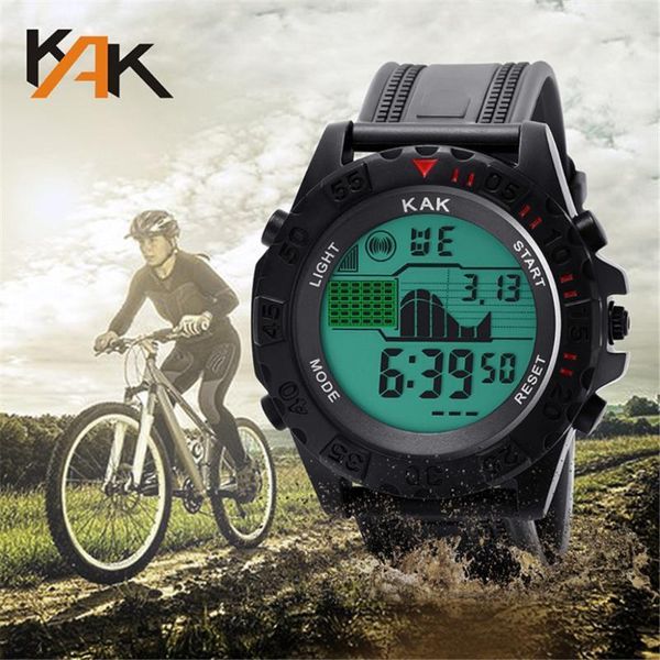 

digital watch man sport fashion men's waterproof electronic watches outdoor hiking clock 2020 relogio masculino f411, Slivery;brown