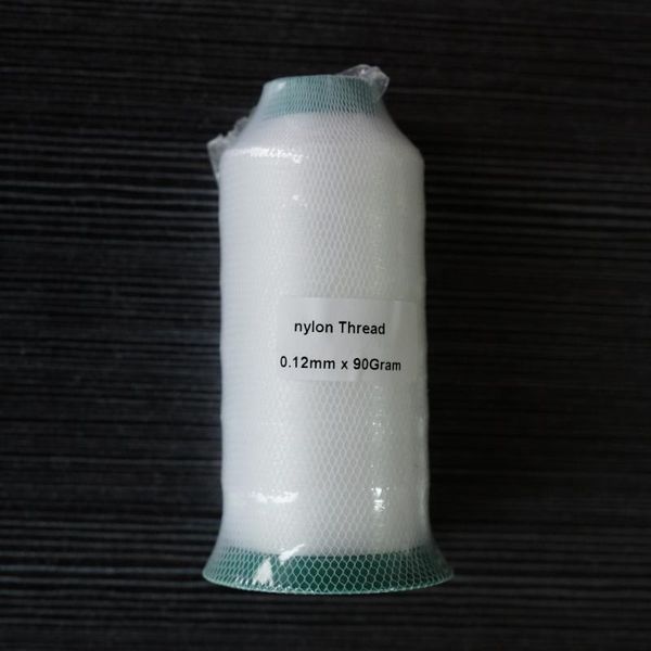 

yarn yy 0.12mm 6600m crystal clear nylon monofilament transparent and invisible thread stitching for lightweight white black, Black;white