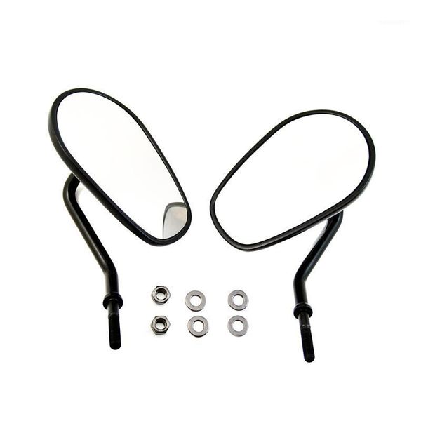 

bjmoto chrome black teardrop motorcycle rearview side mirror for dyna softail iron sportster 883 1200 road glide softail1