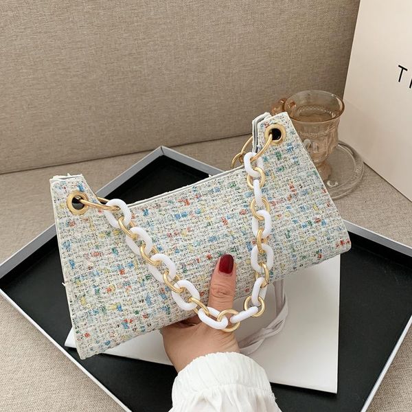 

new texture niche web celebrity popular bag female 2020 new fashion braid underarm bag one-shoulder cross-body