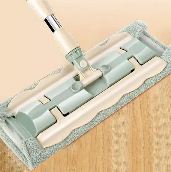 

flat mop floor telescopic mop 360 degree handle mop for home kitchen tiles cleaning spin rotating superfine fiber swabs bbygts lipper