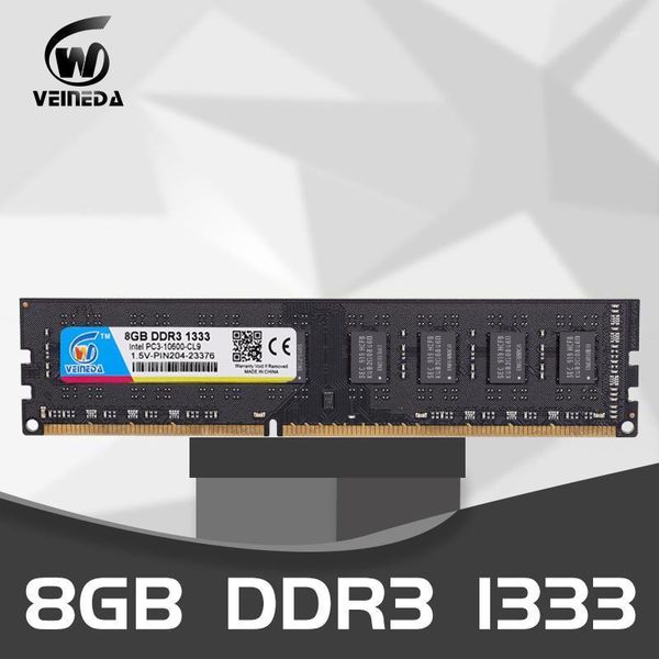 

veineda dimm ram ddr3 8gb 1333 pc3-10600 240 pins 1.5v memory compatible 8gb ddr3 1600 pc3-12800 for amd intel deskpc1
