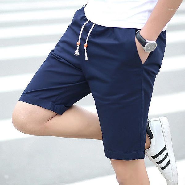 

2020men's shorts plus sizem-2xl summer beach shorts men cotton casual male1, Blue