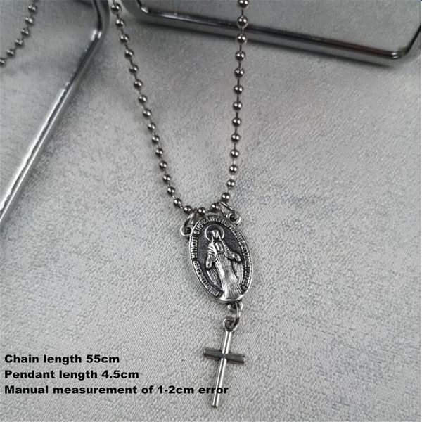 

человек христианский крест lovejesus нержавеющей стали ожерелье choker 2019 длинное ожерелье женщина пара бусы ожерелье аксессуары wmthbg ot, Black;white