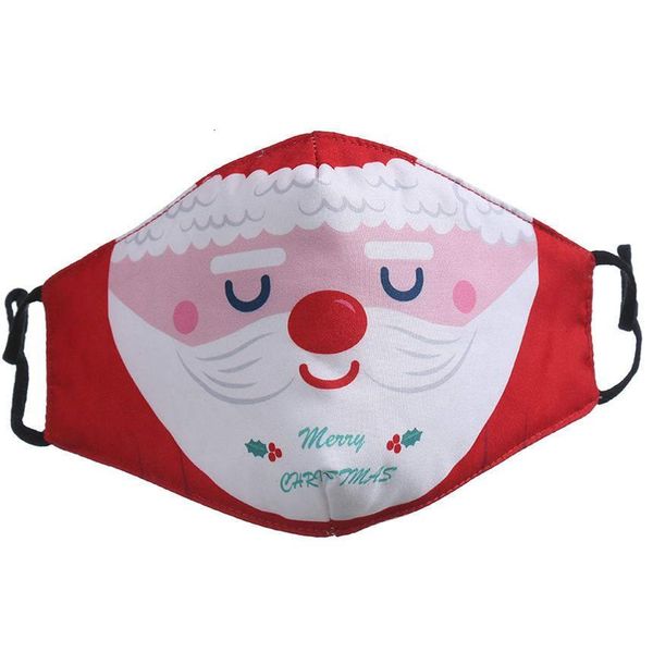 

lucky face mask merry christmas santa beard snowman deer fahion face masks boys girls 3d printing dustproof facema