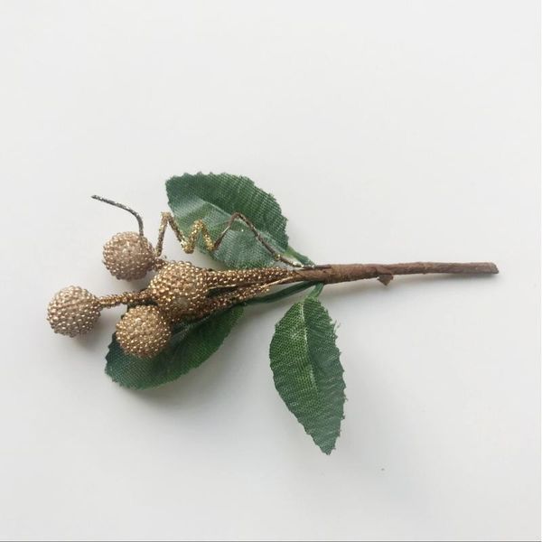 

artificial branch pine cones christmas artificial flower accessories decor props1