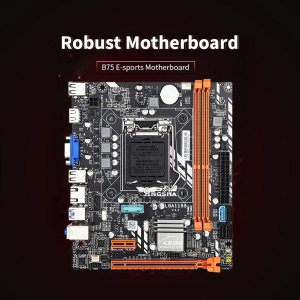 

jingsha b75 материнских плат m-atx ddr3 материнская плата поддержка lga1155 3470 ядро процессора