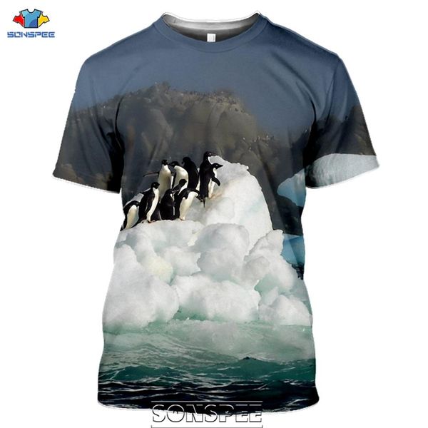 

animal birds penguin print 3d print shirts hentai hippie horror men clothing