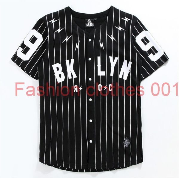 

v neck man's shirt short sleeve cardigan no. 99 baseball outerwear black white striped t sleeve, White;black