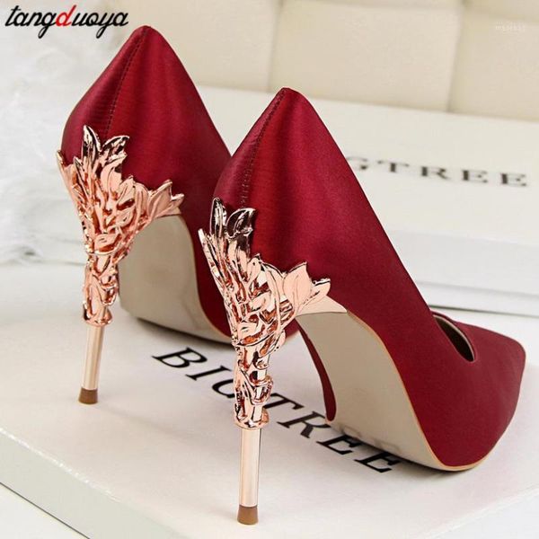 

dress shoes high heels woman pointed toe heel red pumps women stiletto wedding ladies 20211, Black