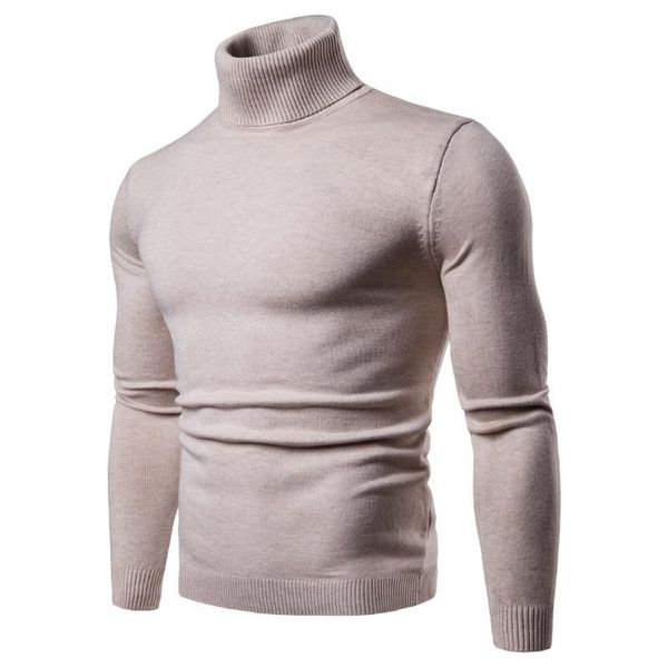 

men's sweaters arrival pullover men solid color casual sweater high collar warm clothing pull mens, White;black