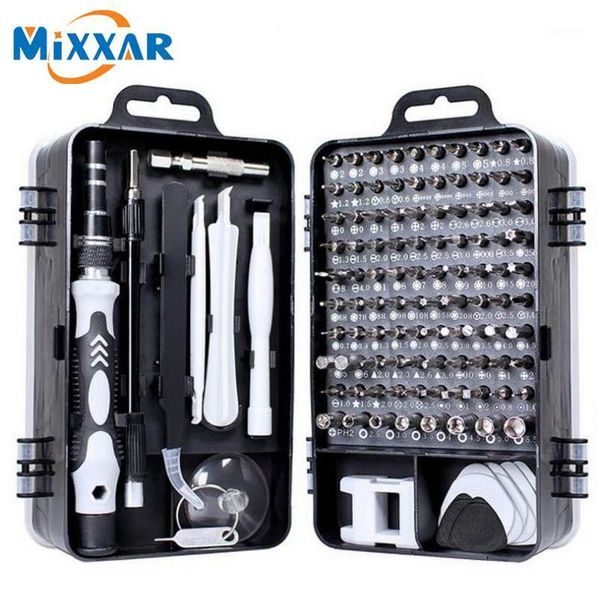 

zk40 phone repair tools kit screwdriver set precision 115 in 1 magnetic torx hex bit screw driver bits insulated multitools1