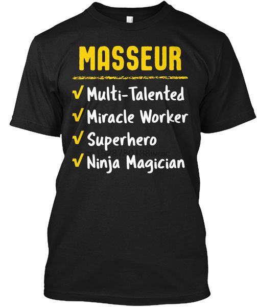 

men t shirt masseur massage miracle worker hero gift women t-shirt sport hooded sweatshirt hoodie