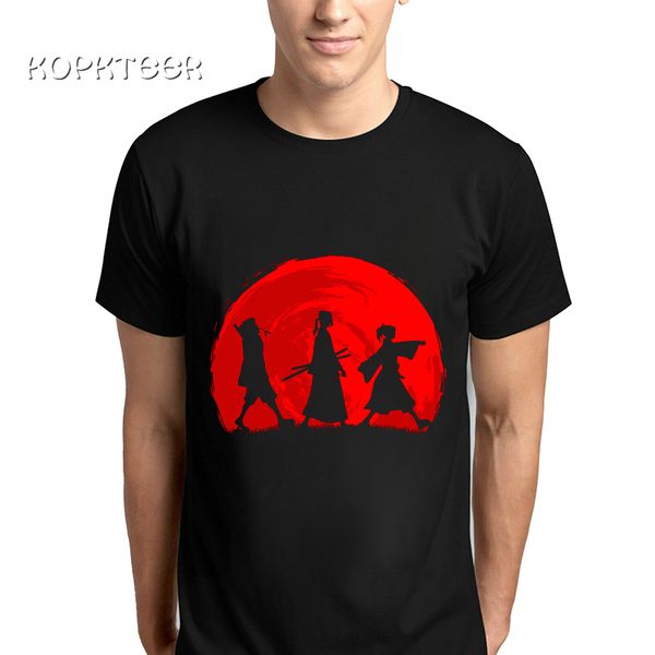 

hip hop cool tshirt samurai battle mugen jin foul printed male one piece anime summer short sleeve hooded sweatshirt hoodie men t shirt