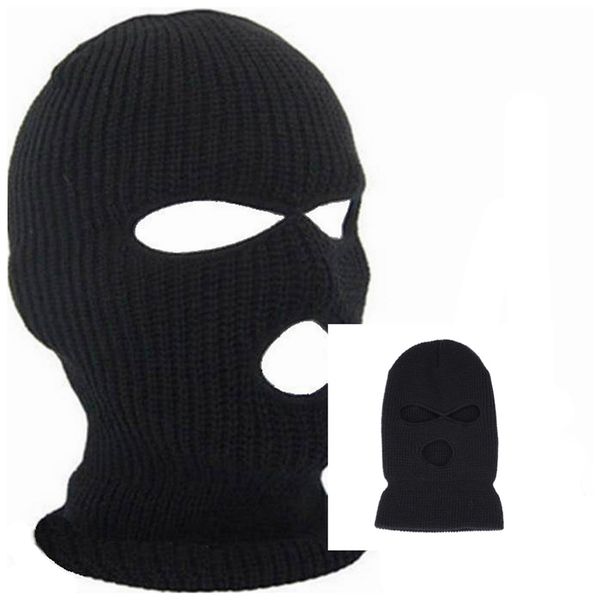 

3 hole face hat warm winter cap mask ski balaclava hood army brand new tactical