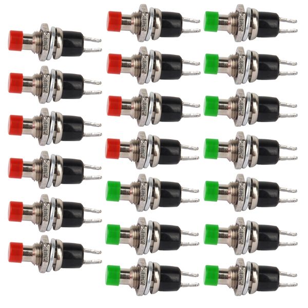 

20pieces 25mm new miniature small momentary push button switch for model railway hobby