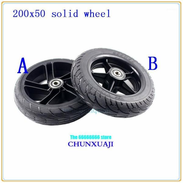 

8 inch wheel scooter solid tire 200x50 electric tyre with wheel hub non pneumatic for electric scooter1