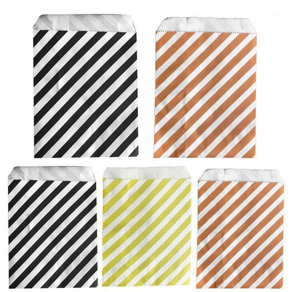 

gift wrap 25pcs paper popcorn bag cookie wavy stripes candy packaging bags christmas year wedding birthday party decoration1