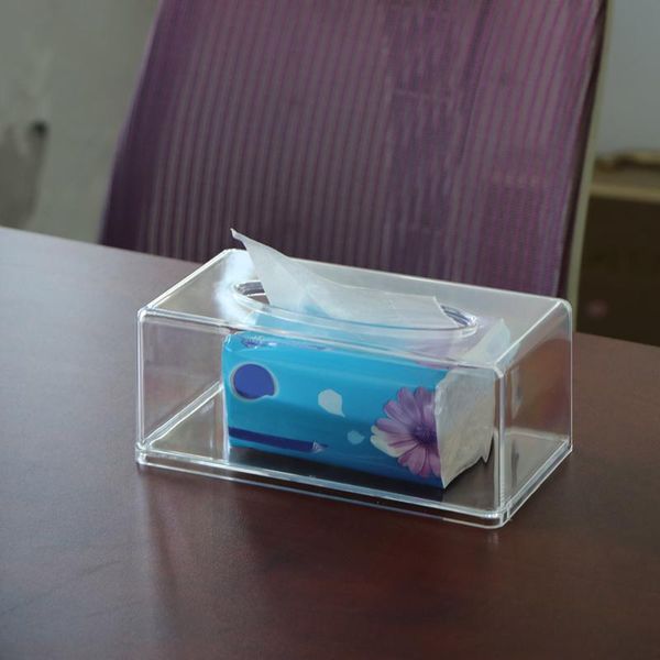 

1pc tissue boxes creative retro transparent bath/toilet paper tissue container boxes for home kitchen houseware
