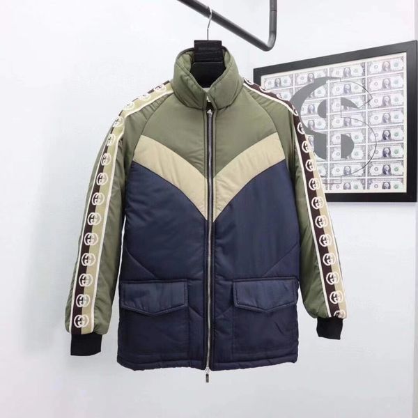 

winter 2020 american cooperative alliance fashion down jacket men and womenformen's down & parkas #193, Black;brown