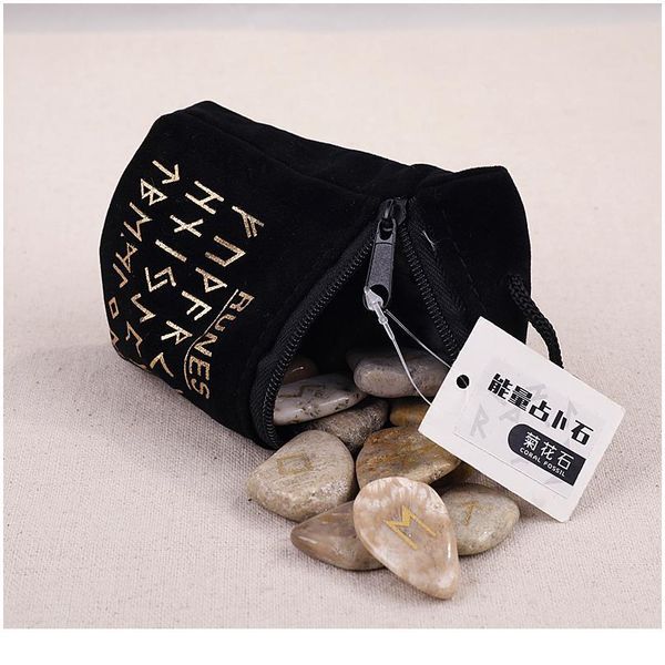 

rune stones runes for fortunetelling rose quartz runes divination stones natural stones natural meditation crystal reiki jllink, Black