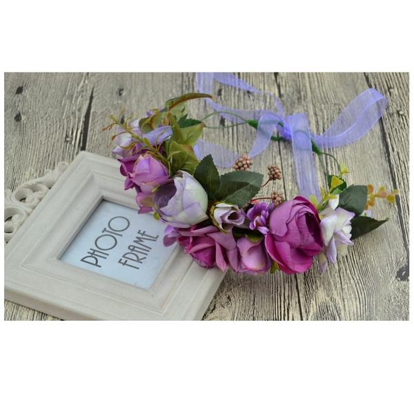 

bride wedding flower wreath bridesmaid children girl flower crown adjustable baby headdress p studio jewelry flower qylmla