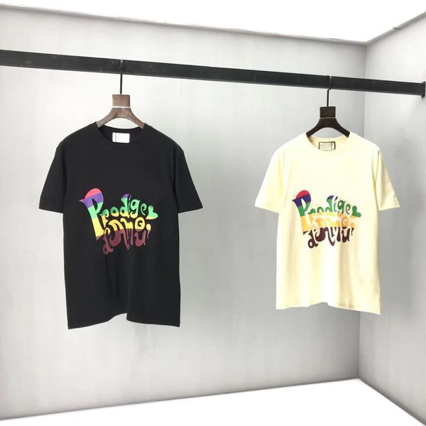 

2020ss spring and summer new high grade cotton printing short sleeve round neck panel t-shirt size: m-l-xl-xxl-xxxl color: black white qm7