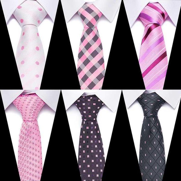 

new classical 100% silk pink tie men's stripe plaid neckties gravata flower neckties formal dress accessories wedding party1, Black;blue