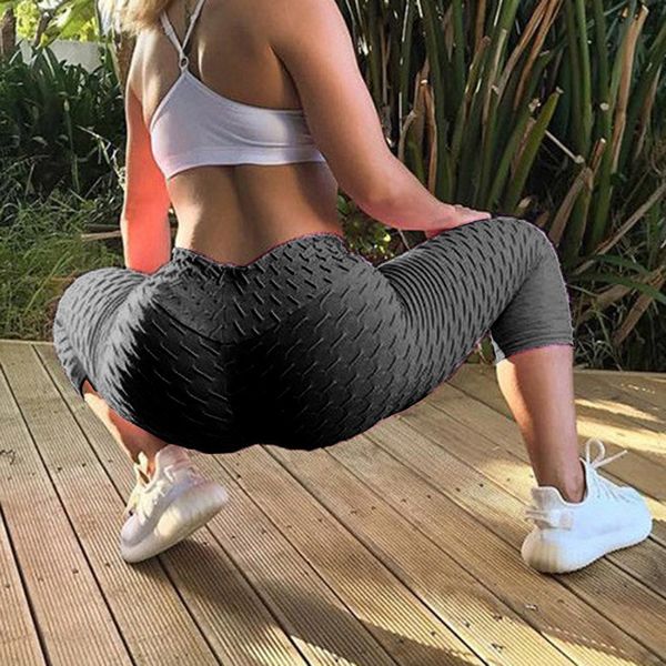 

black leggings women cropped booty leggings sports quick dry anti-cellulite leggins slim push up fitness female pants 201204