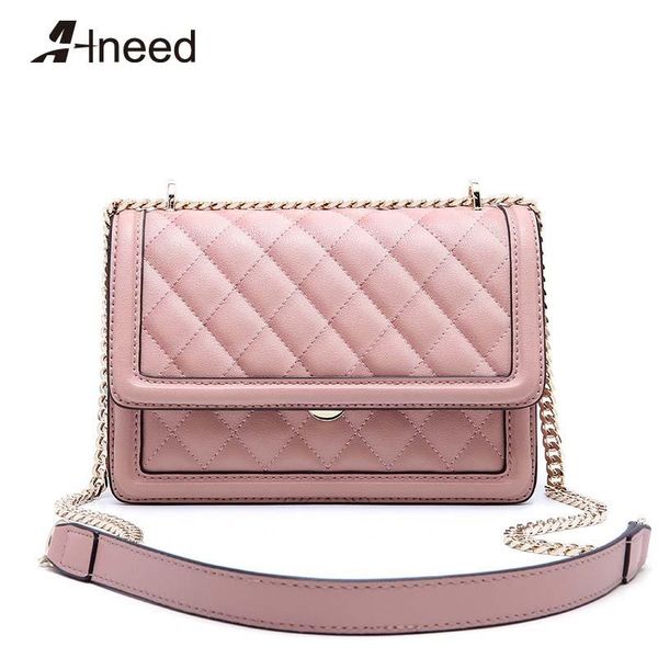 

alneed crossbody bags for women 2020 diamond lattice flap genuine leather shoulder bag girls handbags small chain clutch purse