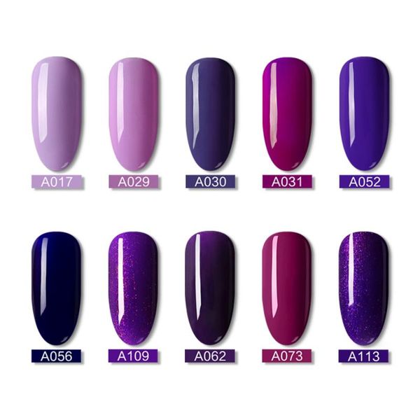 

nail gel allelook purple vernis polish 8ml uv led soak off nails varnish lacquer long lasting art, Red;pink