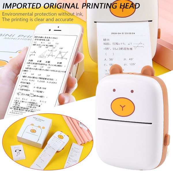 

thermal portable bluetooth printer 58mm mini wireless pos thermal image p printer for android ios mobile phone