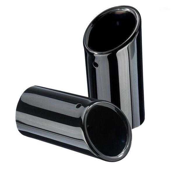 

2x tail exhaust tip pipes titanium black for e90 e92 325 328i 3 series 06-101