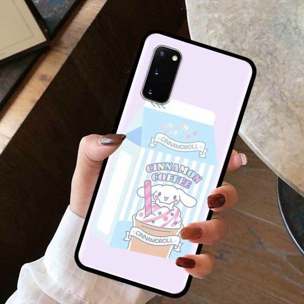 

43fgtea cute coffee milk coke case for samsung galaxy s10 s20 ultra s9 s8 plus s7 note 20 9 10 lite cubre black mobile phone coque