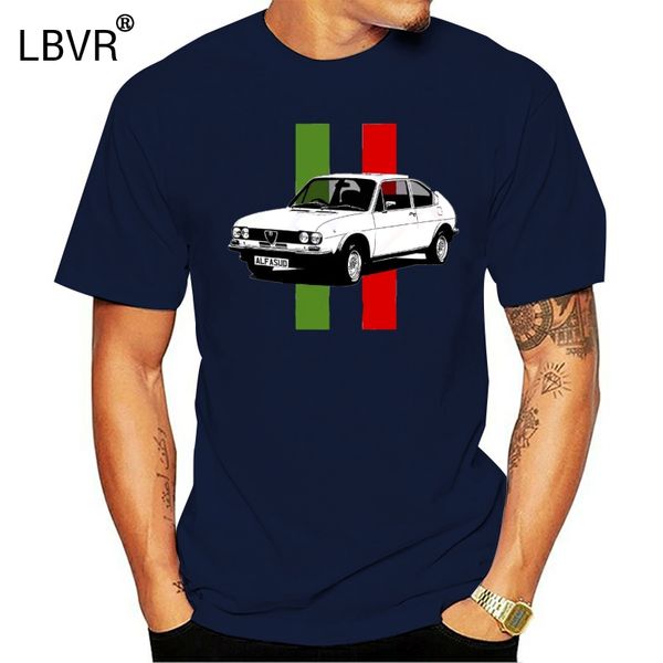 

fashion new alfasud italian flag mens 100% cotton white personalised plate available hoodie designers t shirts sweatshirt