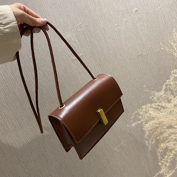 

2020 fashion small women handbag simple solid color pu leather female shoulder crossbody bags messenger hasp phone bag purse