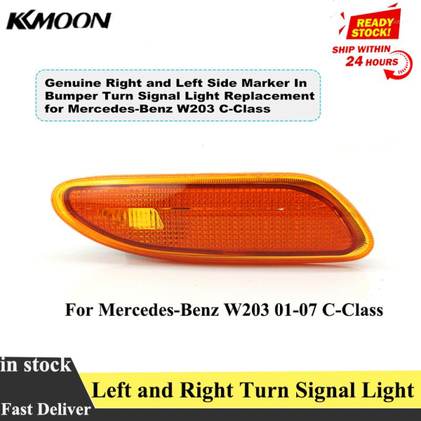 

genuine left and right side light marker in bumper led turn signal light replacement for - w203 01-07 c-class1