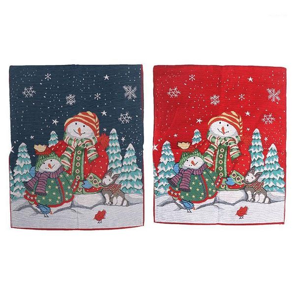 

chair covers christmas cover santa snowman party home xmas back seat decor1