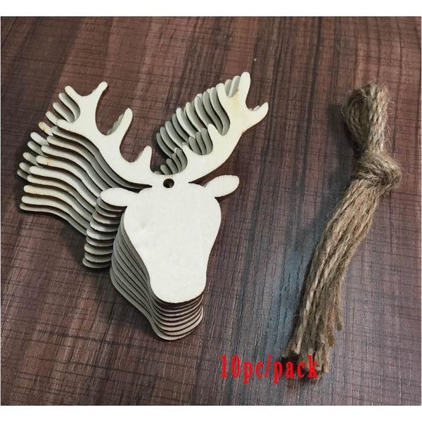 

christmas tree decoration pendant wooden crafts handmade diy small gifts home party christmas decoration supplie bbyouq lg2010