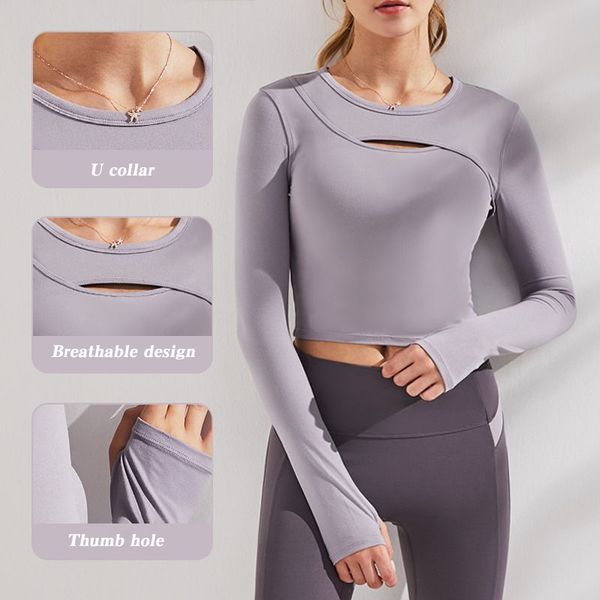 

sport outfit ladies gym yoga workout tank tight fitted crop fitness running meh dry fit t shirt hollow undershirt women, White;red