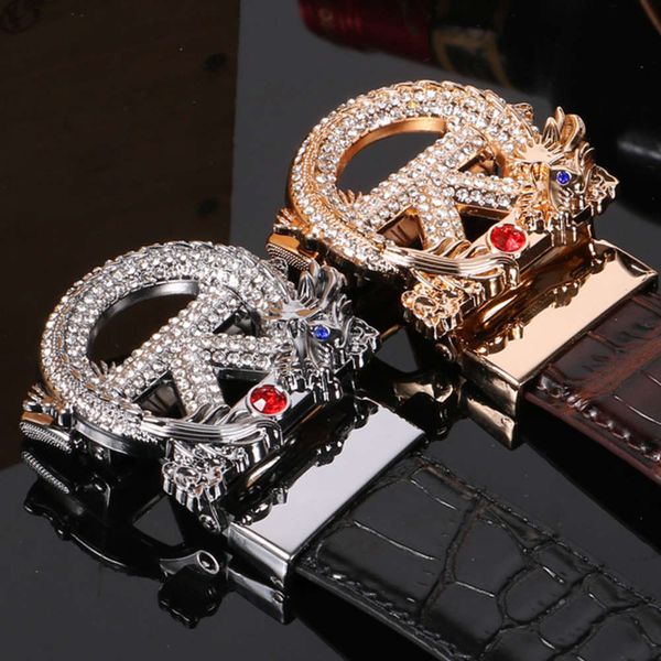 

new men's automatic alligator belt korean trend, Black;brown